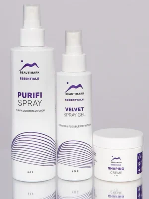 Three 3 Piece Synthetic Must Haves Kit containers with labels displayed against a plain background.