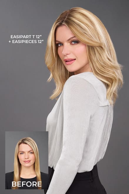 EasiPart T 12" | Mid/Progressive Stage | Human Hair - Image 2